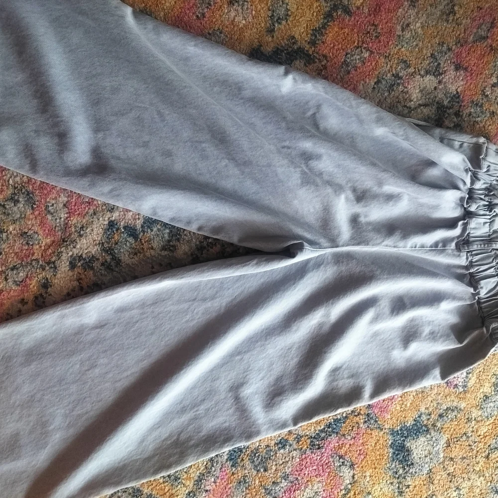 Wide Leg Gray Pants - Picture 5 of 7
